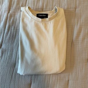 Calvin Klein Off-White Crewneck Tee